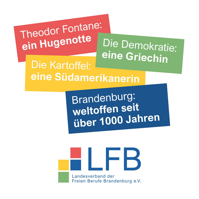 75 Jahre Grundgesetz: LFB Brandenburg setzt mit Plakataktion starkes Zeichen